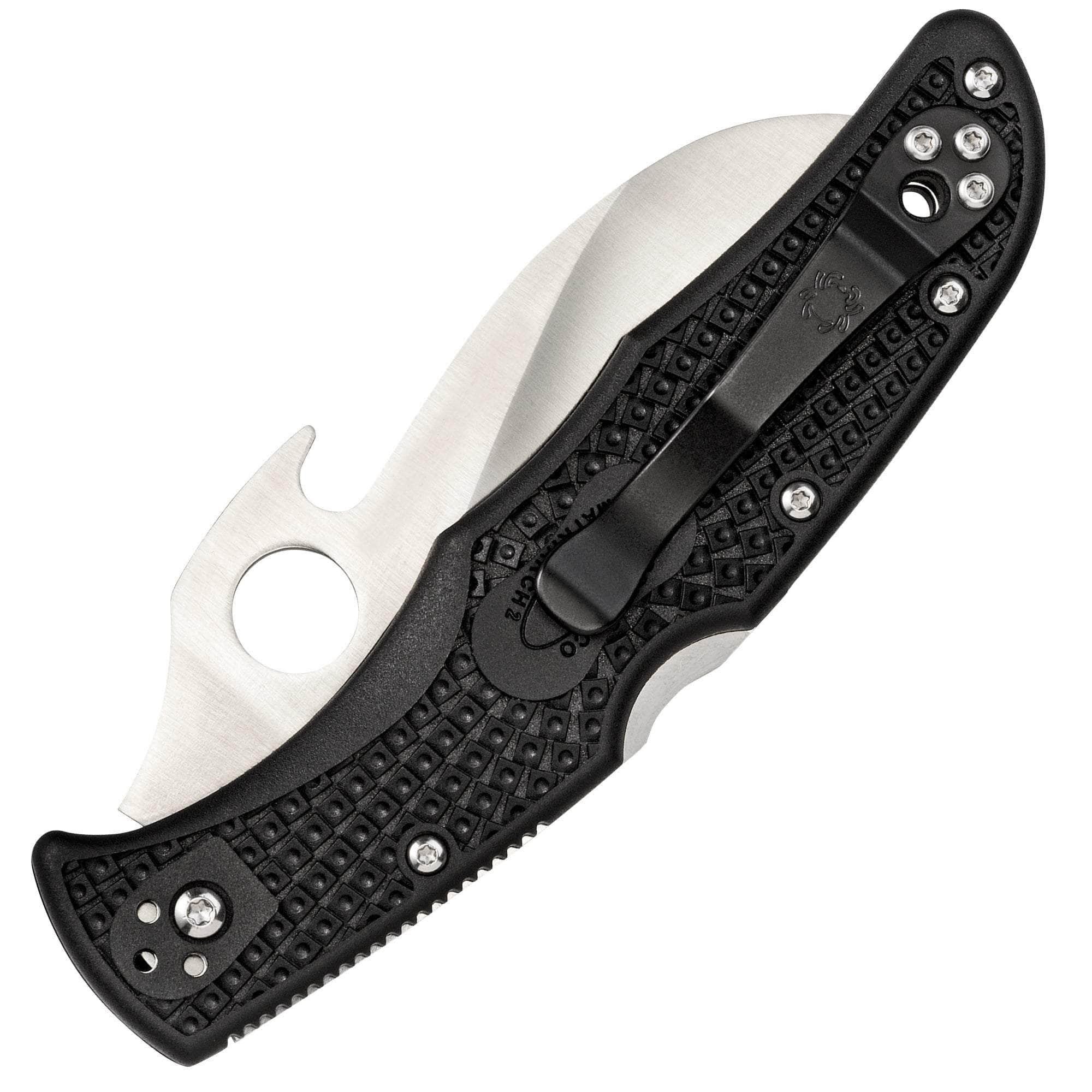 Spyderco Matriarch 2 with Emerson Wave, 3.57 Serrated VG10 Blade, FRN Handle - C12SBK2W Online Online For Sale