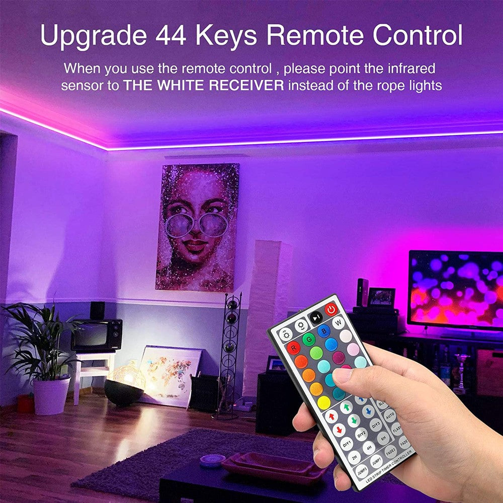 2-Pack: 65.6 Ft. RGB Strip Lights with 44 Mode Remote Buy Cheap Manchester