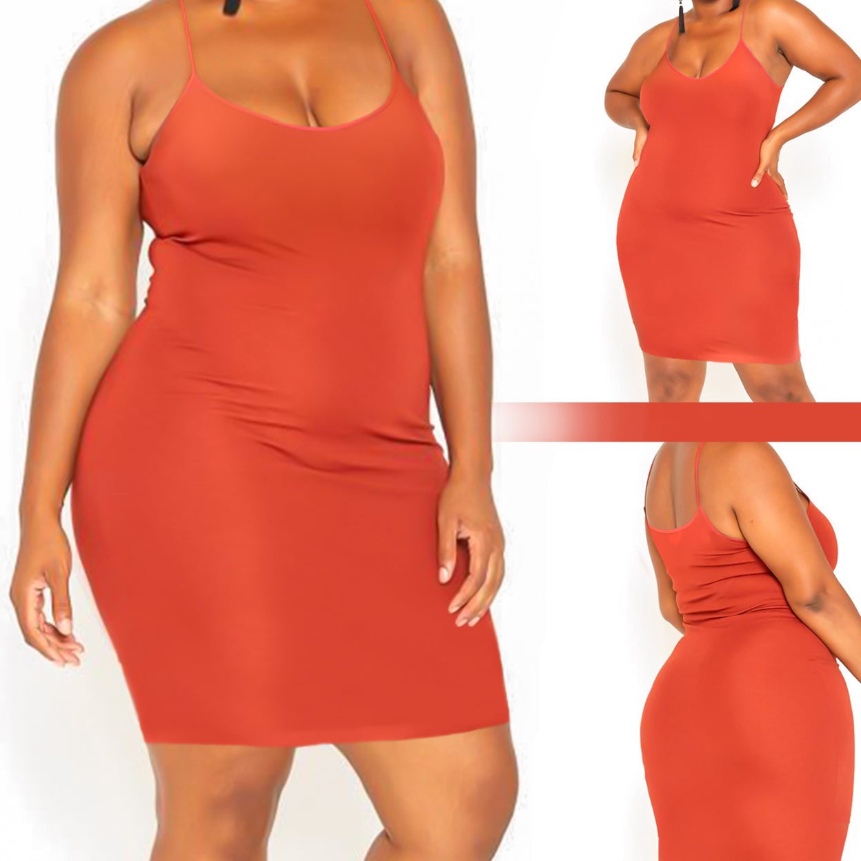 2-Pack: Mystery Deal: Ladies Seamless Long Poly Camisole Dress Low Cost Sale Online