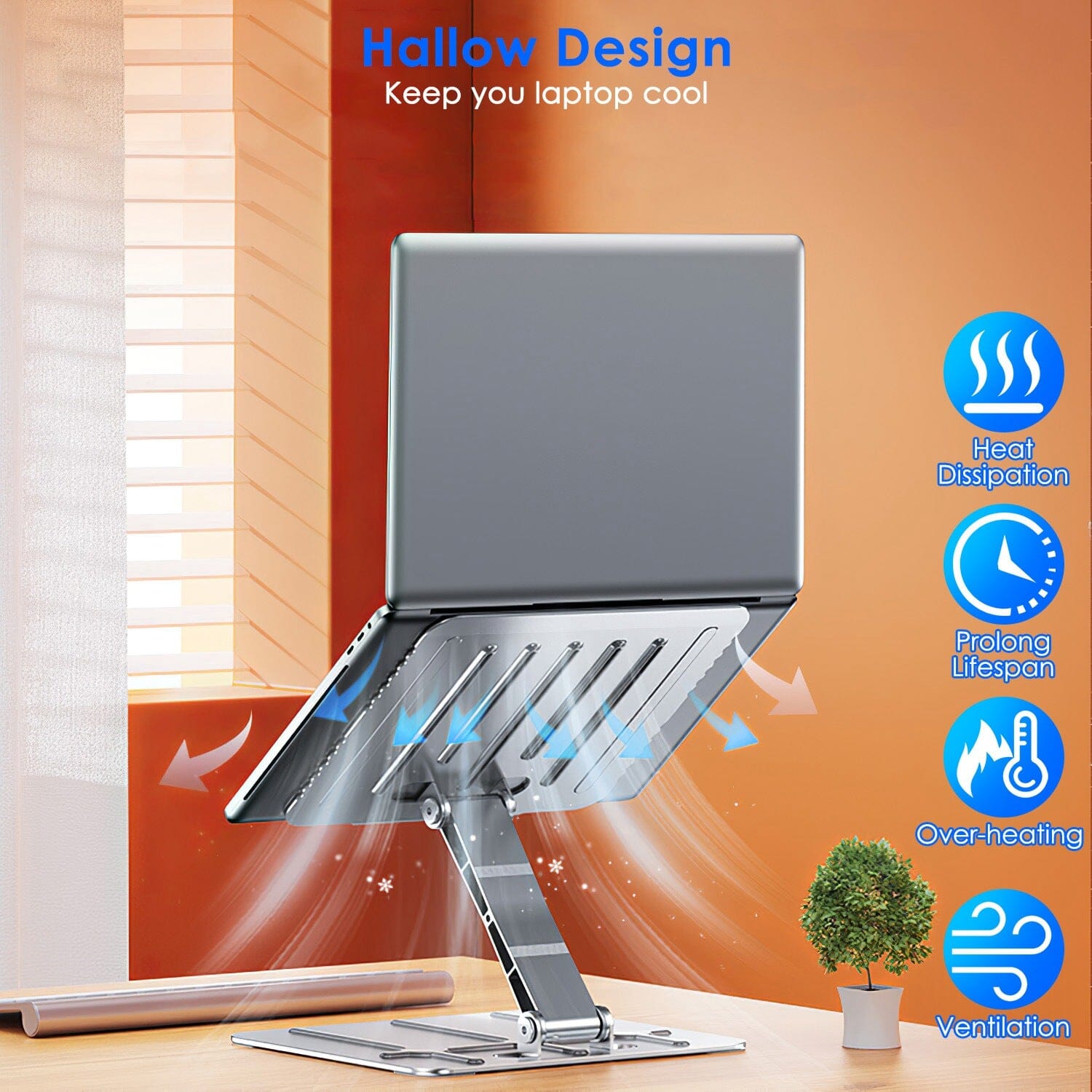 Adjustable Stepless Angle Laptop Stand Riser Sale Real