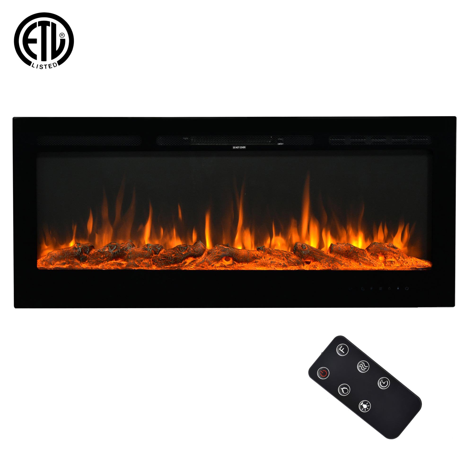 Wall-Mounted Recessed Electronic Fireplace - 50 Inch Buy Cheap Big Discount