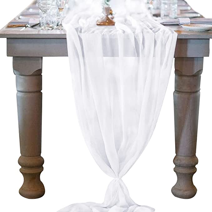 10Ft. Chiffon Table Runner Cheap Pice Outlet Sale