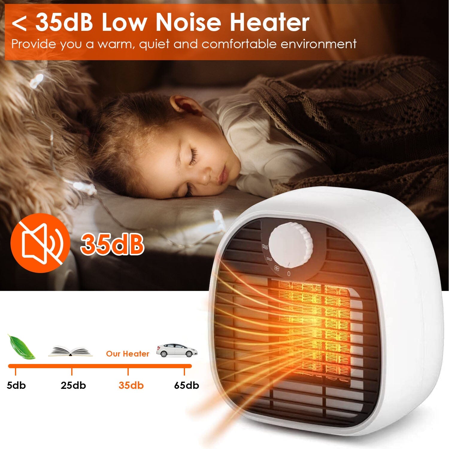 1000W Portable Electric Heater Sale Real