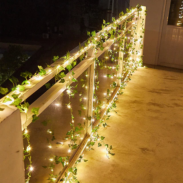 LED Solar Ivy Leaf String Light Clearance Pices