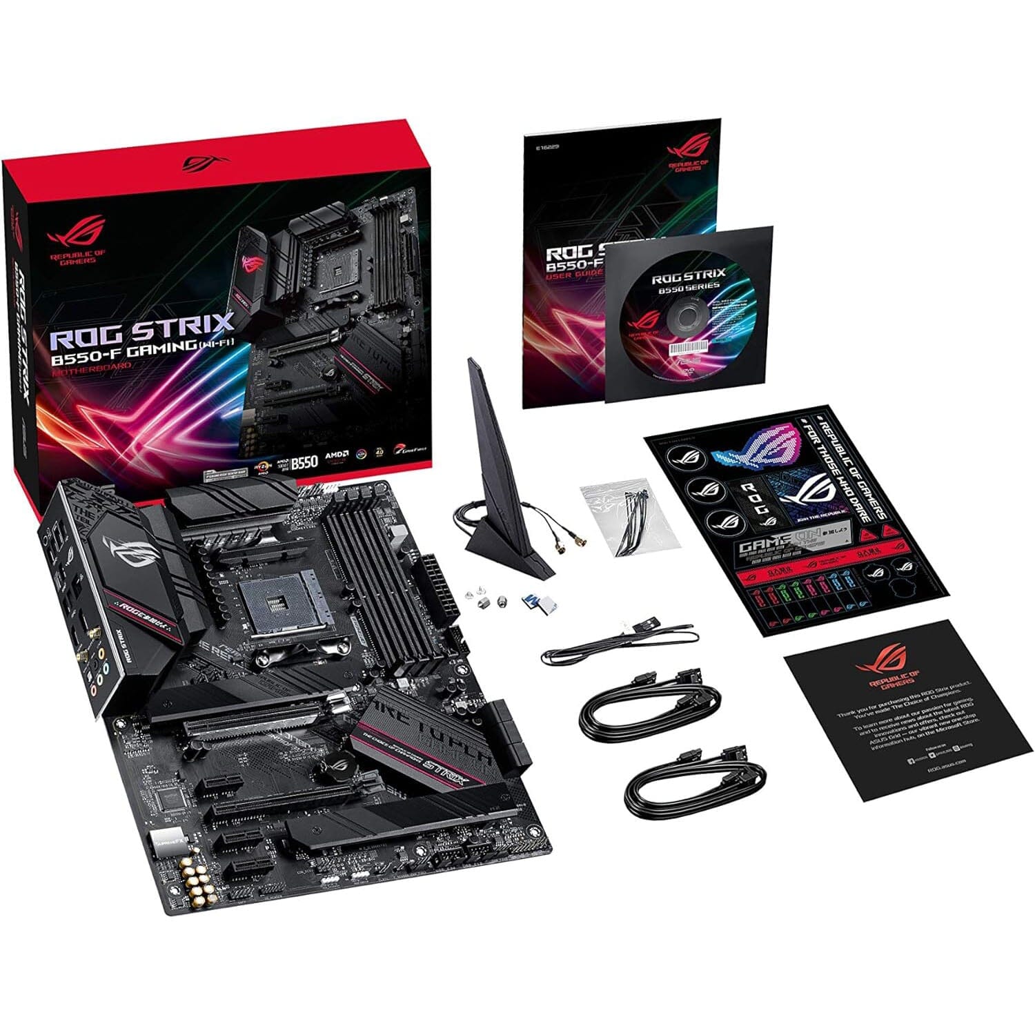 ASUS ROG Strix B550-F Gaming AMD AM4 Zen 3 Ryzen 5000 & 3rd Gen Ryzen ATX  (Refurbished) Free Shipping With Paypal