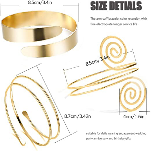 6-Piece: Women's Arm Band Cuff Bracelet Online Online High Quality