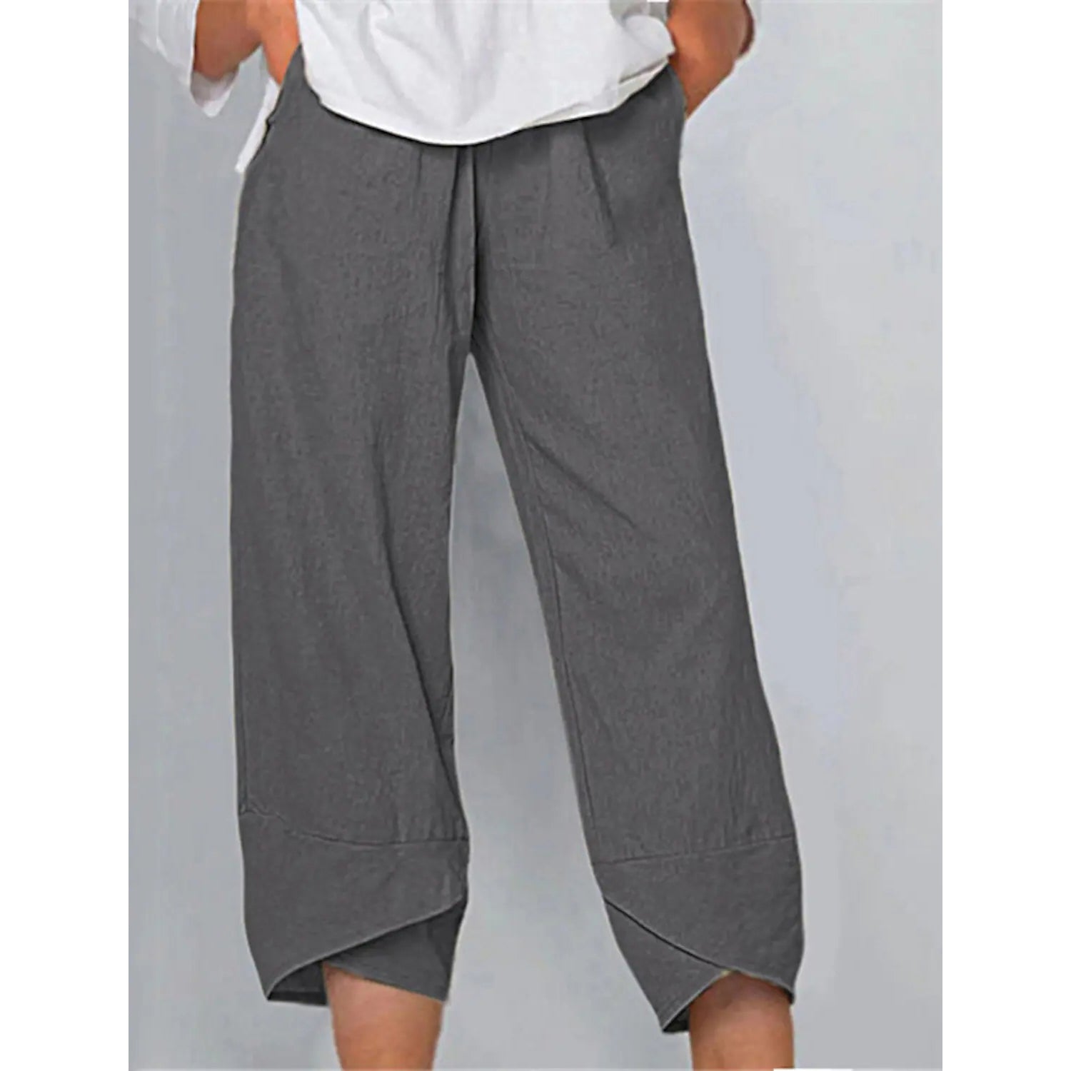 Women's Casual Plus Size Cotton Pants Buy Cheap Low Cost