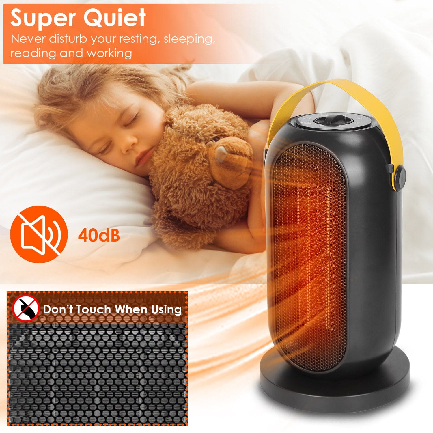 1200W Portable Electric Fan Heater Latest Collections Cheap Pice