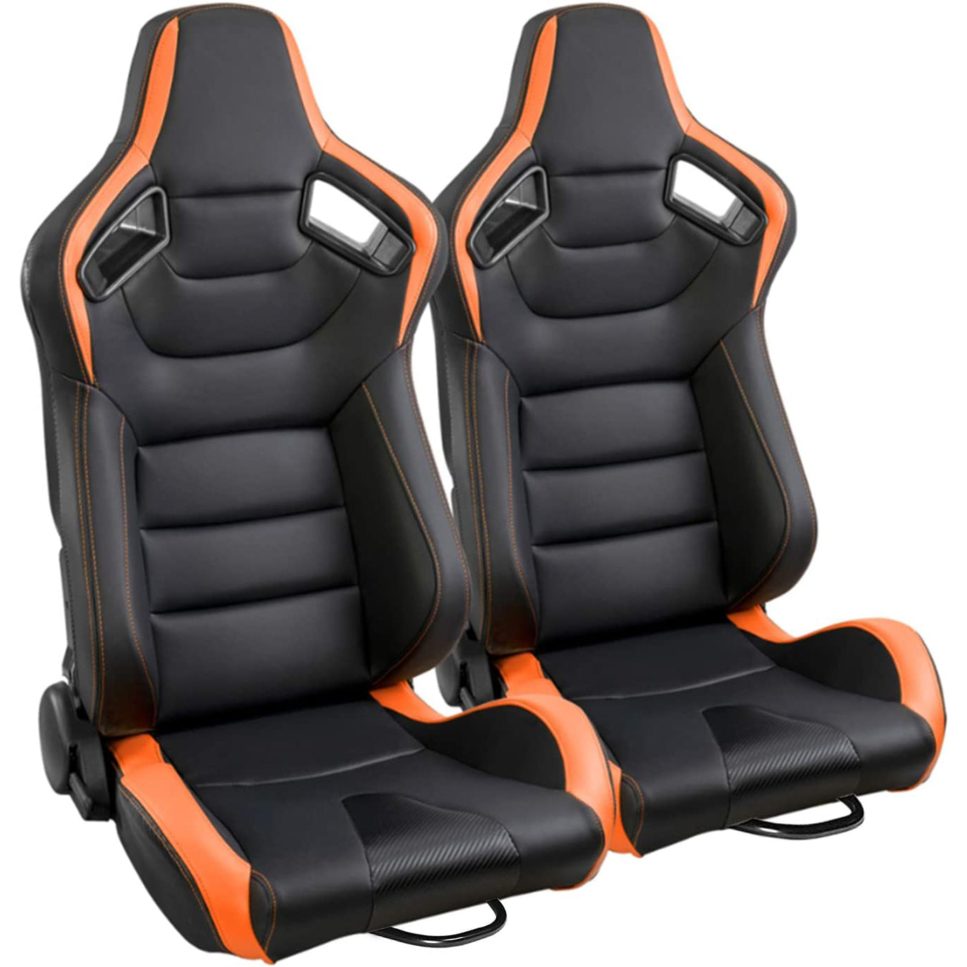 2-Pieces Set: Universal PVC Leather Bucket Seats Marketable Sale Online