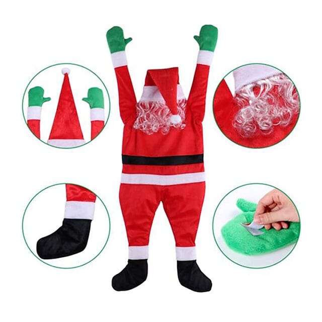 Christmas Climbing Hanging Santa Claus Decor Buy Cheap Low Cost