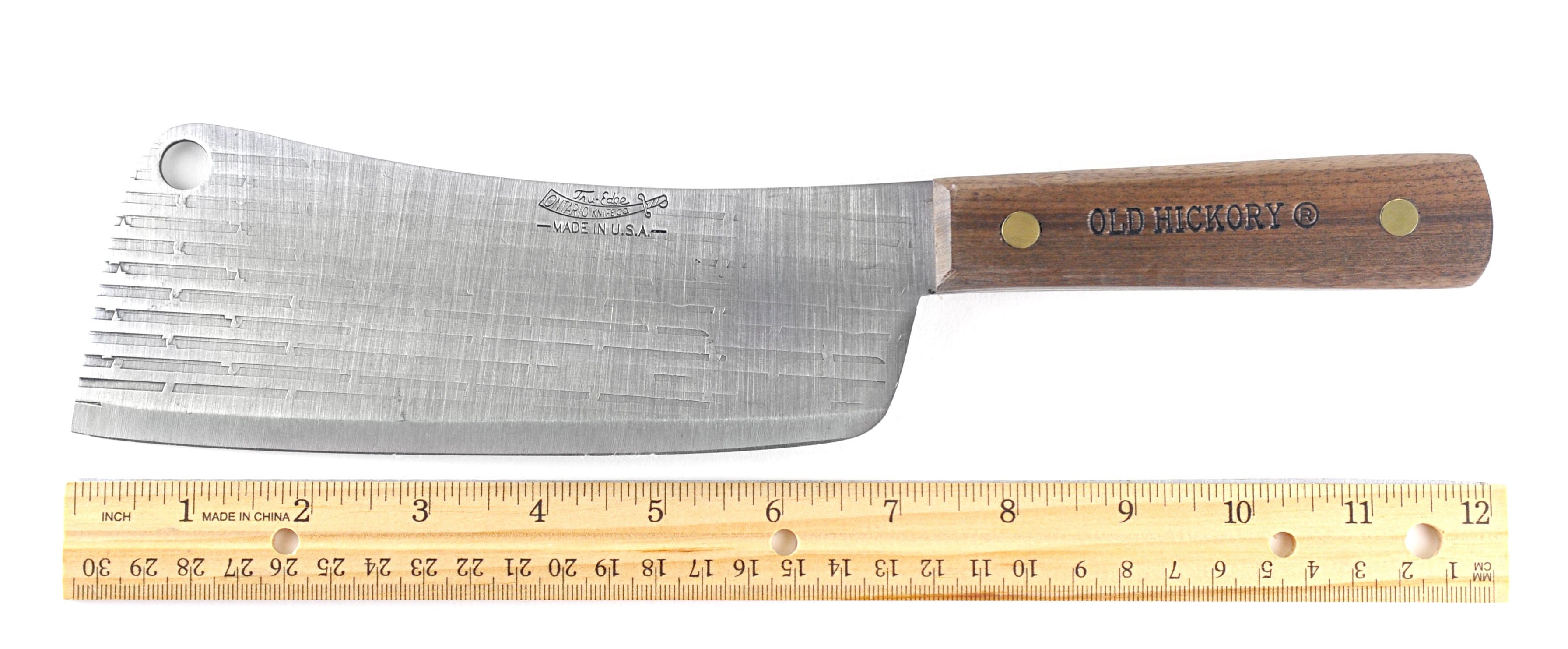 Ontario Knife Company Old Hickory 76-7 in. Cleaver/Chopper - 7060 Perfect For Sale