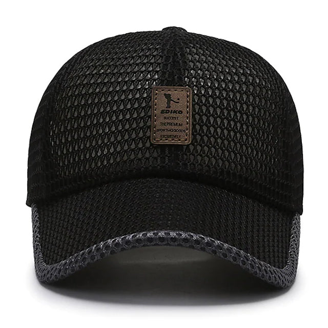 Men's Simple Baseball Cap Dailywear Outdoor Mesh Sale Geniue Stockist