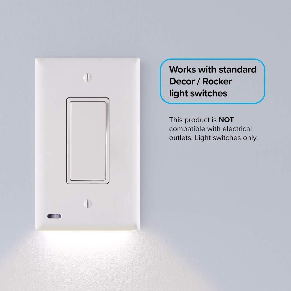 2 Pack: LED Motion Light Switch Plate How Much Cheap Online