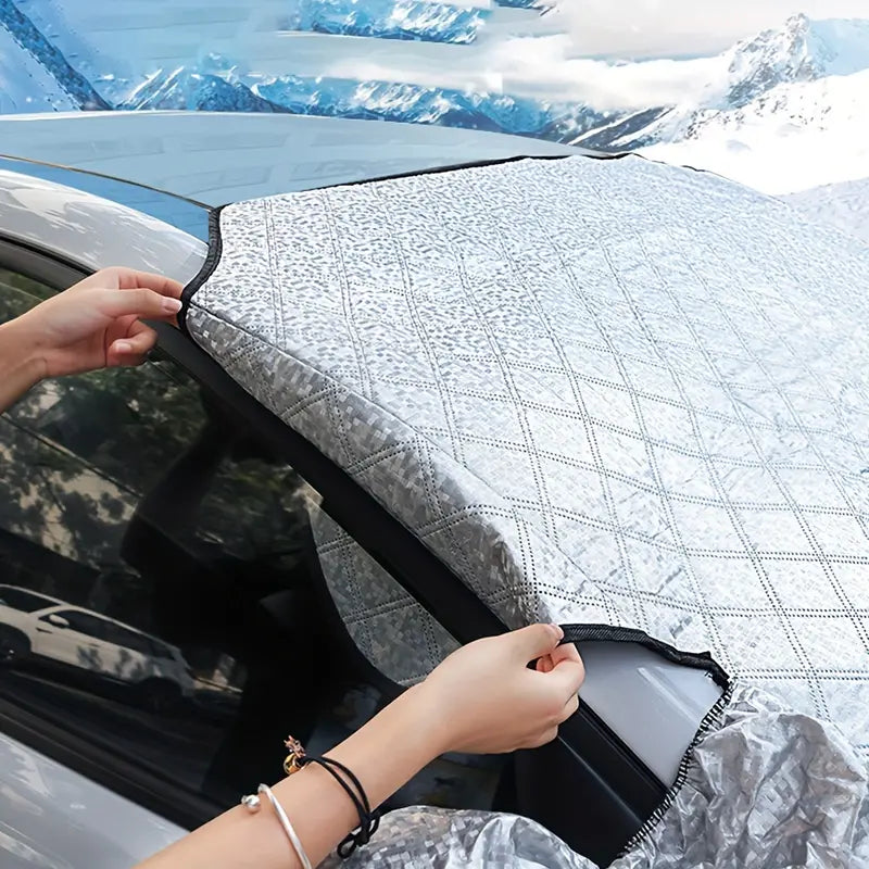 Magnetic Front Windscreen Sunshade Thickened Sunscreen Anti-UV Heat Insulation Snow Shield Cover Free Shipping Pay With Visa