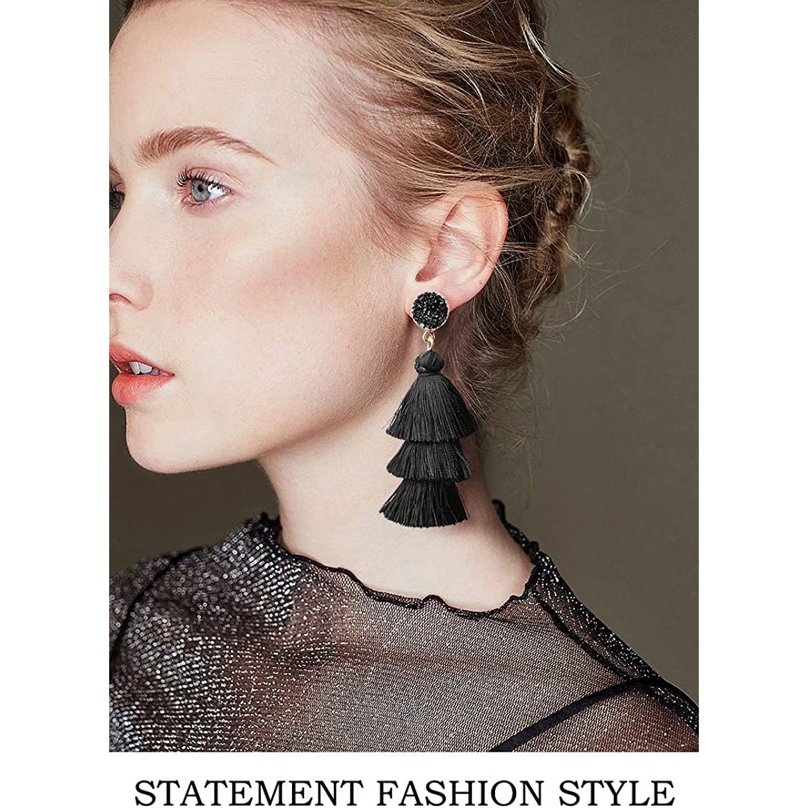 Me&Hz Colorful Layered Tassel Earrings Discount The Cheapest