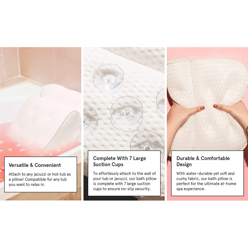 Extra Comfortable Cushioned 4D Bathtub Pillow Countdown Package Online