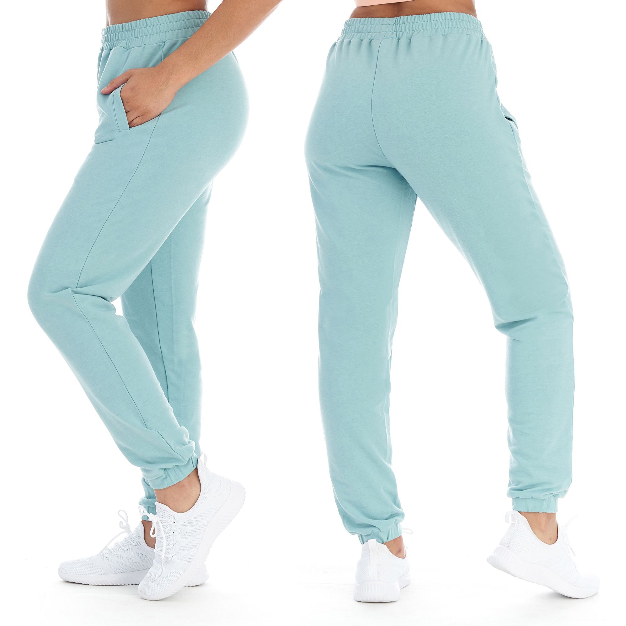 Women's Athleisure French Terry Fleece Jogger Sweatpants Buy Cheap Shop