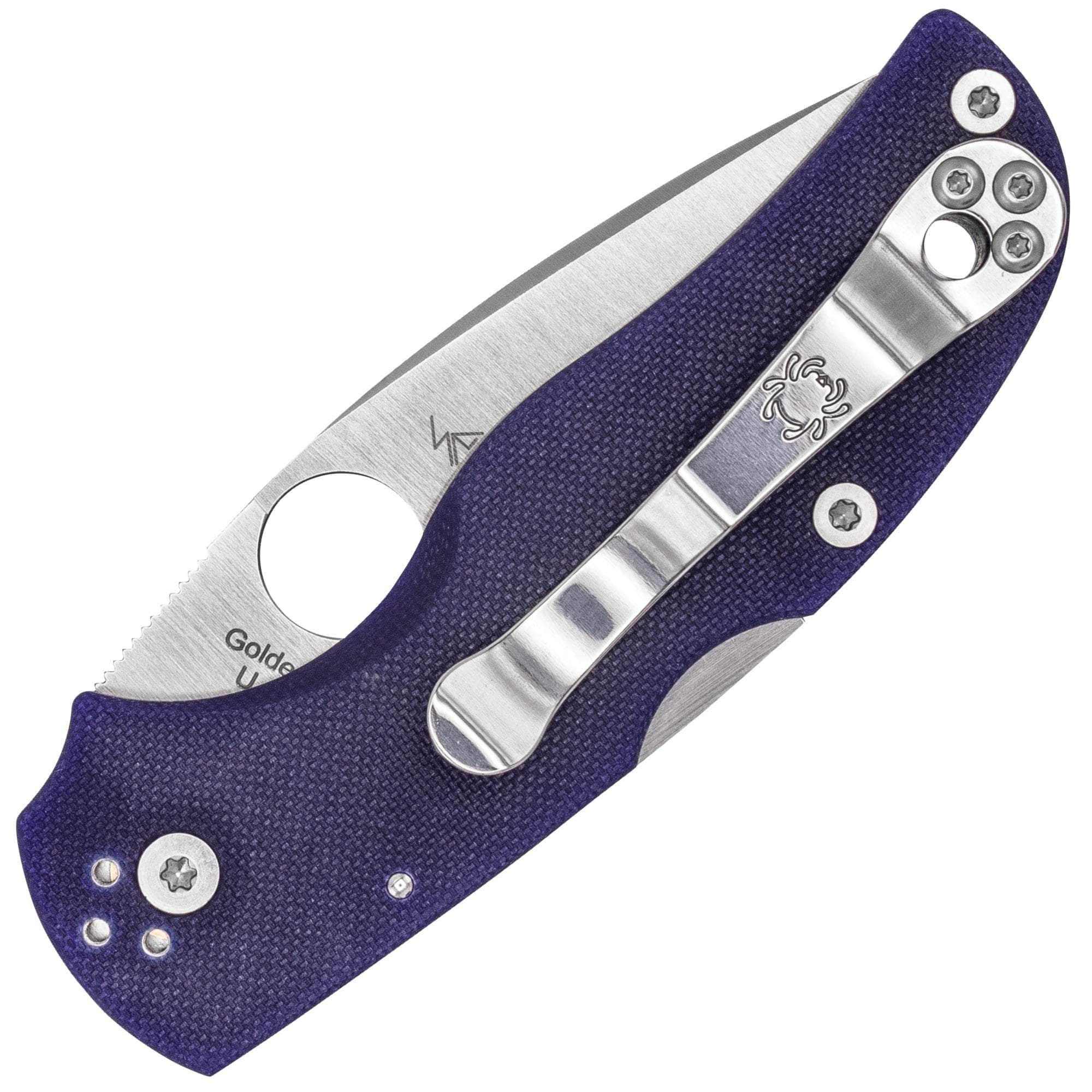 Spyderco Native 5, 3 S110V Plain Blade, Dark Blue G10 Handle - C41GPDBL5 In China