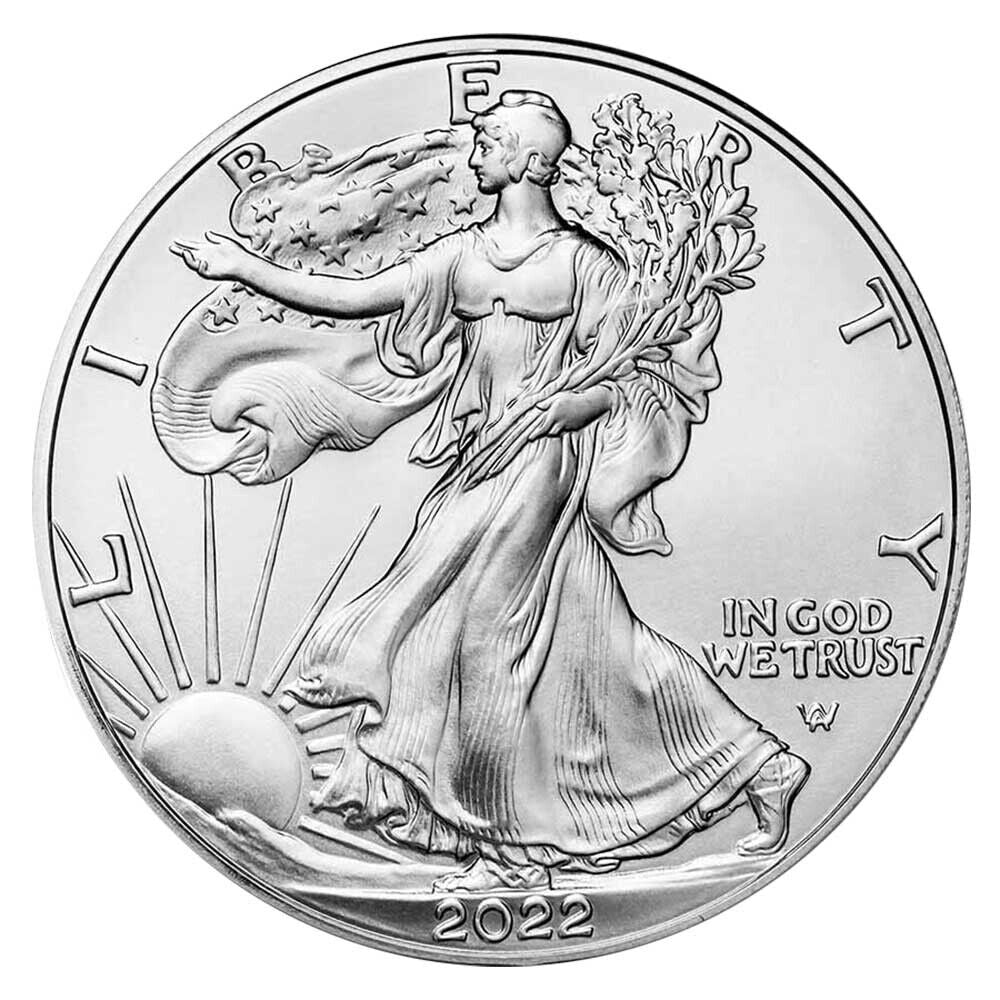 2022 $1 American Silver Eagle 1 Oz BU Cheap Sale Latest Collections