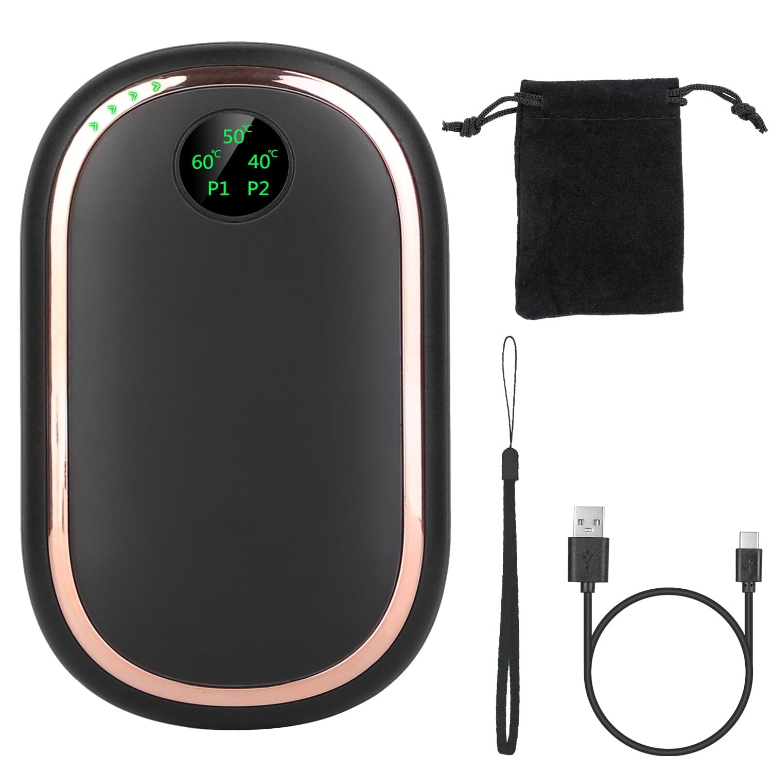 Rechargeable Hand Heater Pocket Warmer Power Bank with Digital Display Original Cheap Pice