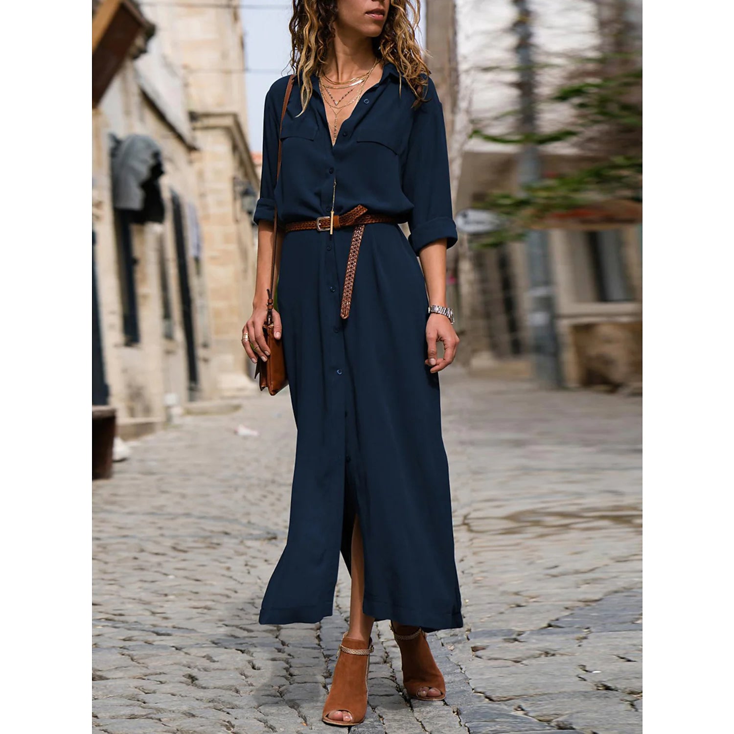 Women's Oversized Loose Shirt Dress Outlet 2025 Newest