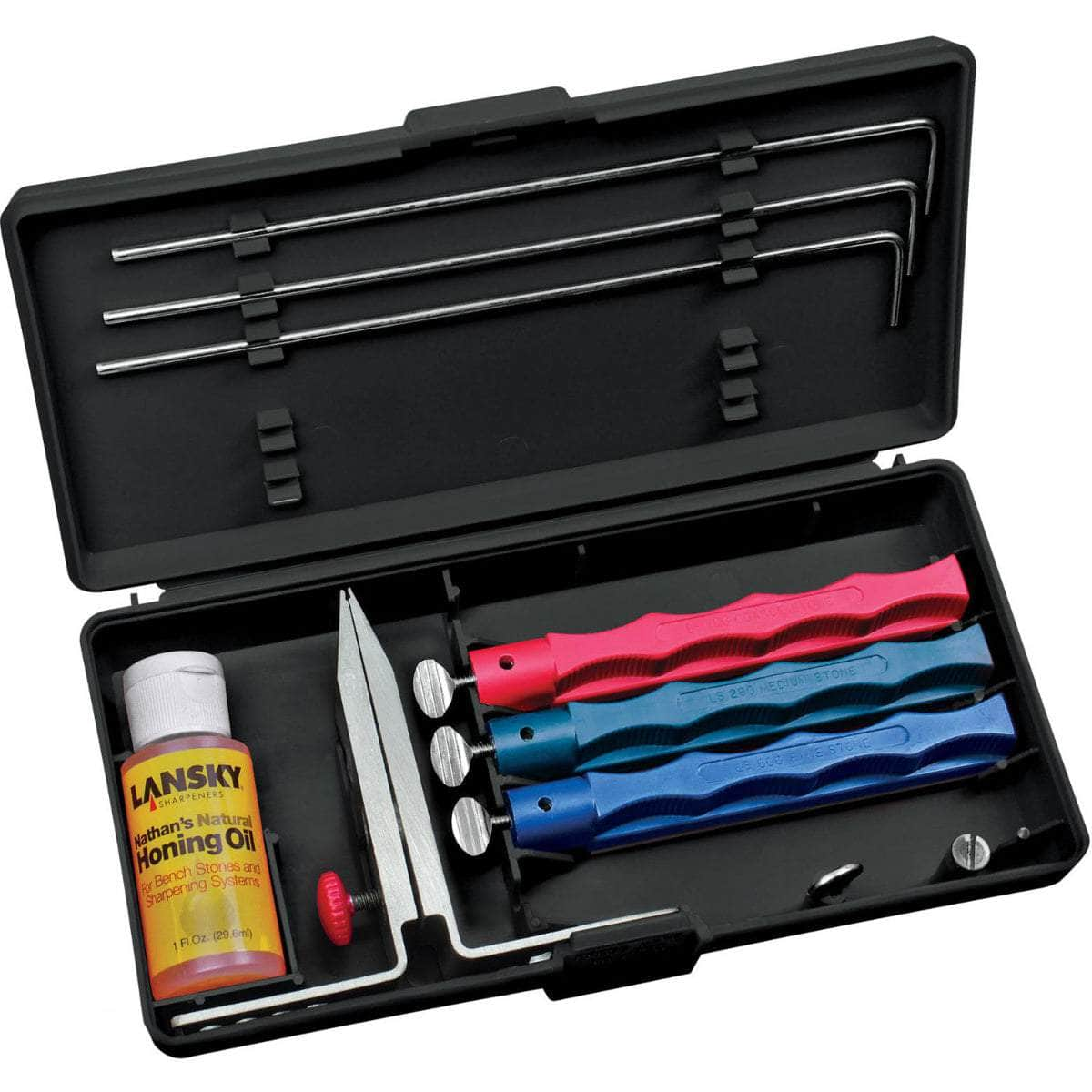 Lansky Standard 3-Stone Knife Sharpening Kit - LKC03 Manchester For Sale