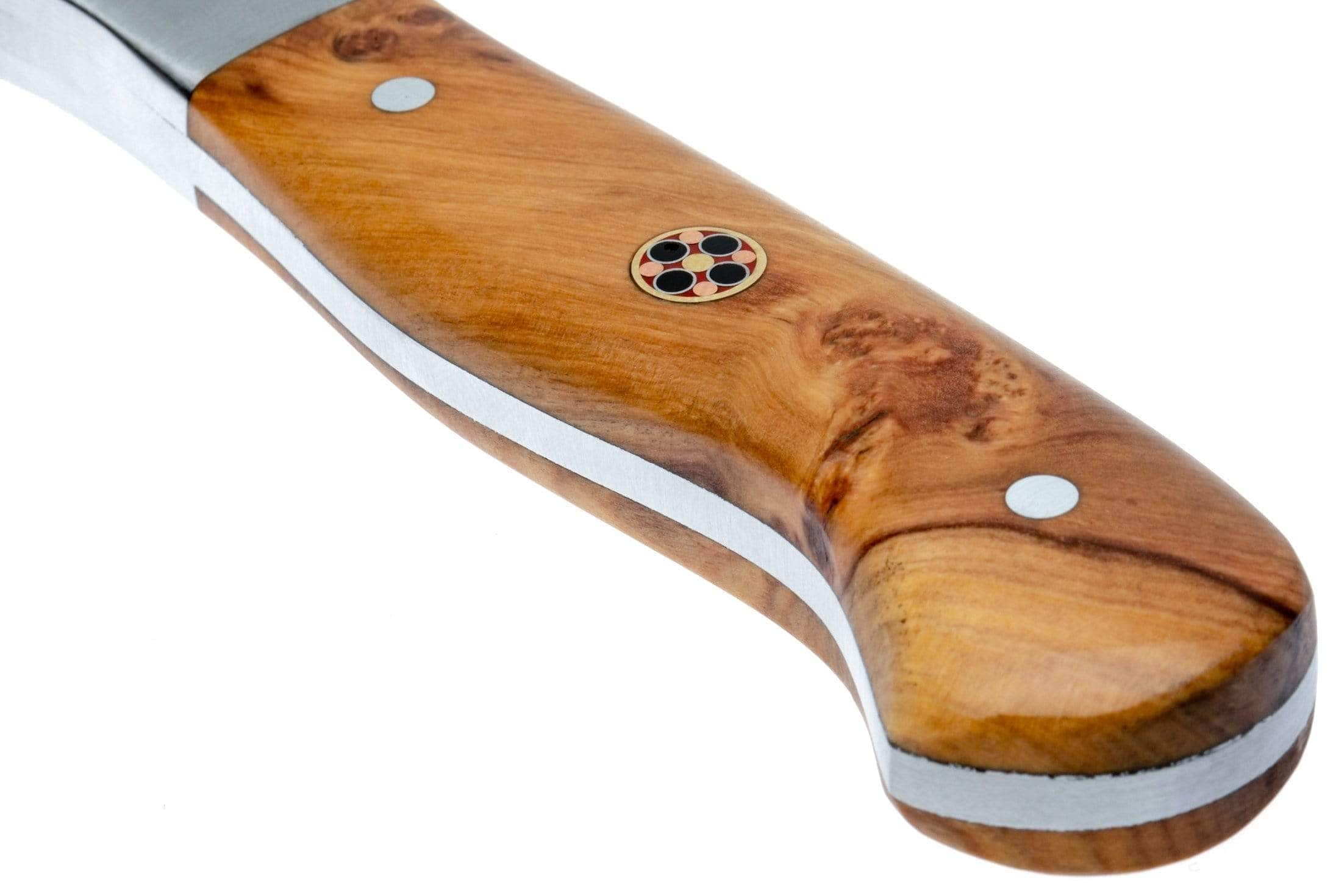 White Deer Damascus Steel Chef Knife, 8 Blade, Olive Wood Handle Cheap Pice Free Shipping