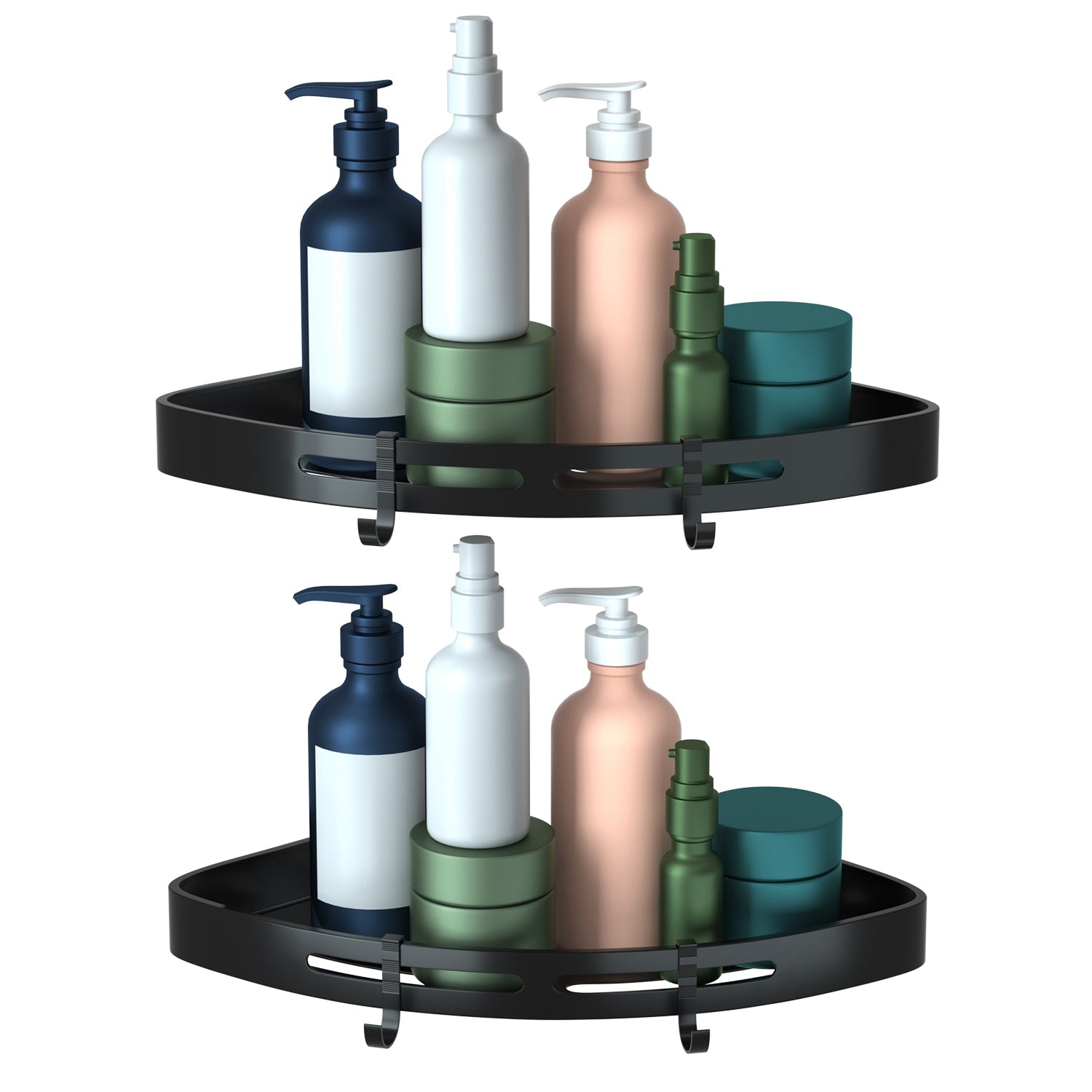 2-Piece: Corner Shower Caddy Shelf Genuine For Sale