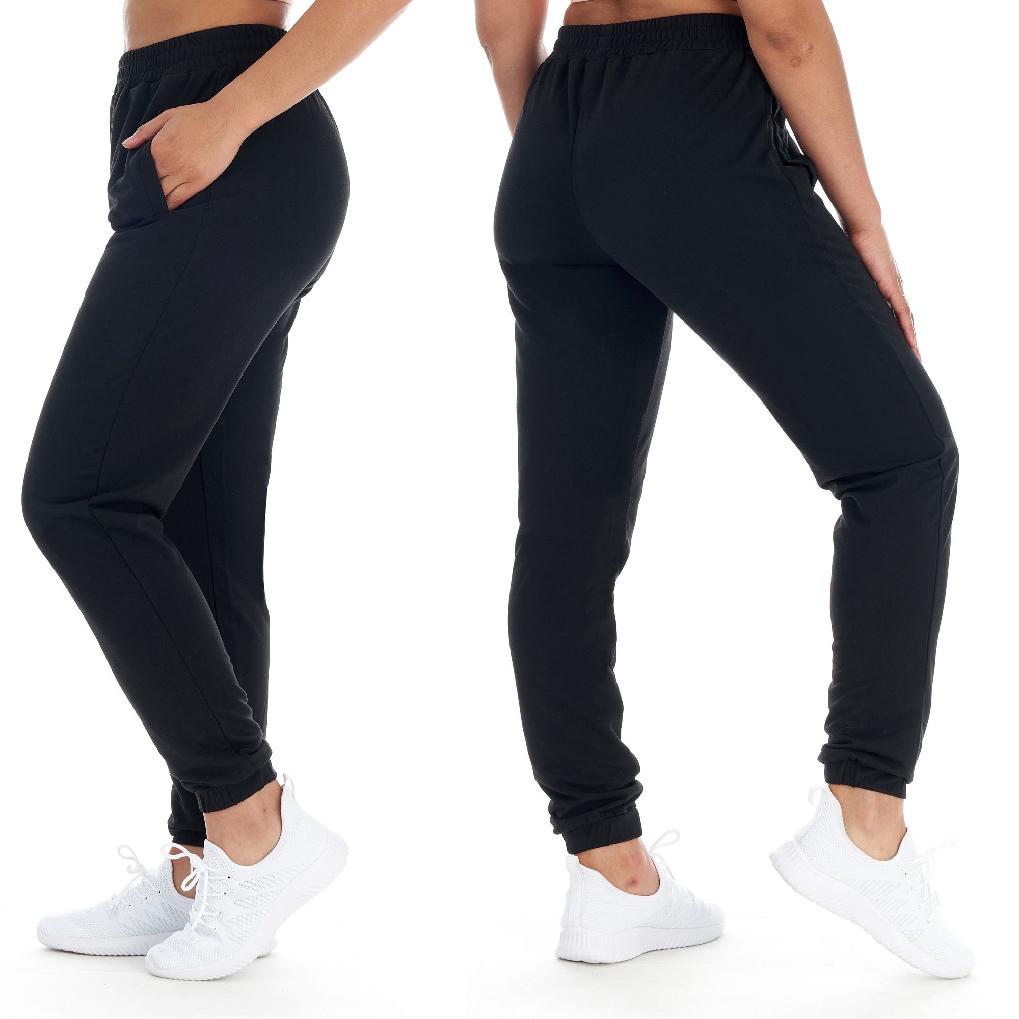 Women's Athleisure French Terry Fleece Jogger Sweatpants Buy Cheap Shop