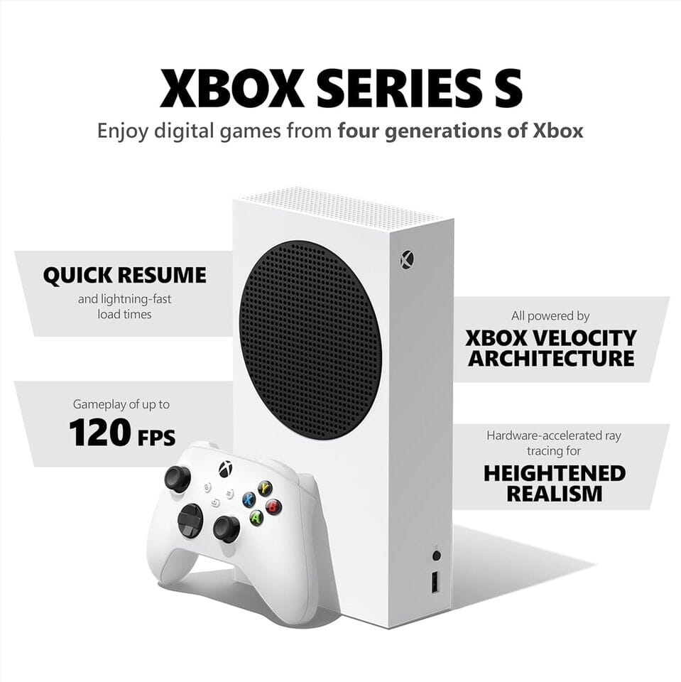 Microsoft Xbox Series S 512GB All-Digital Starter Bundle Console (Refurbished) Cheap Sale Supply