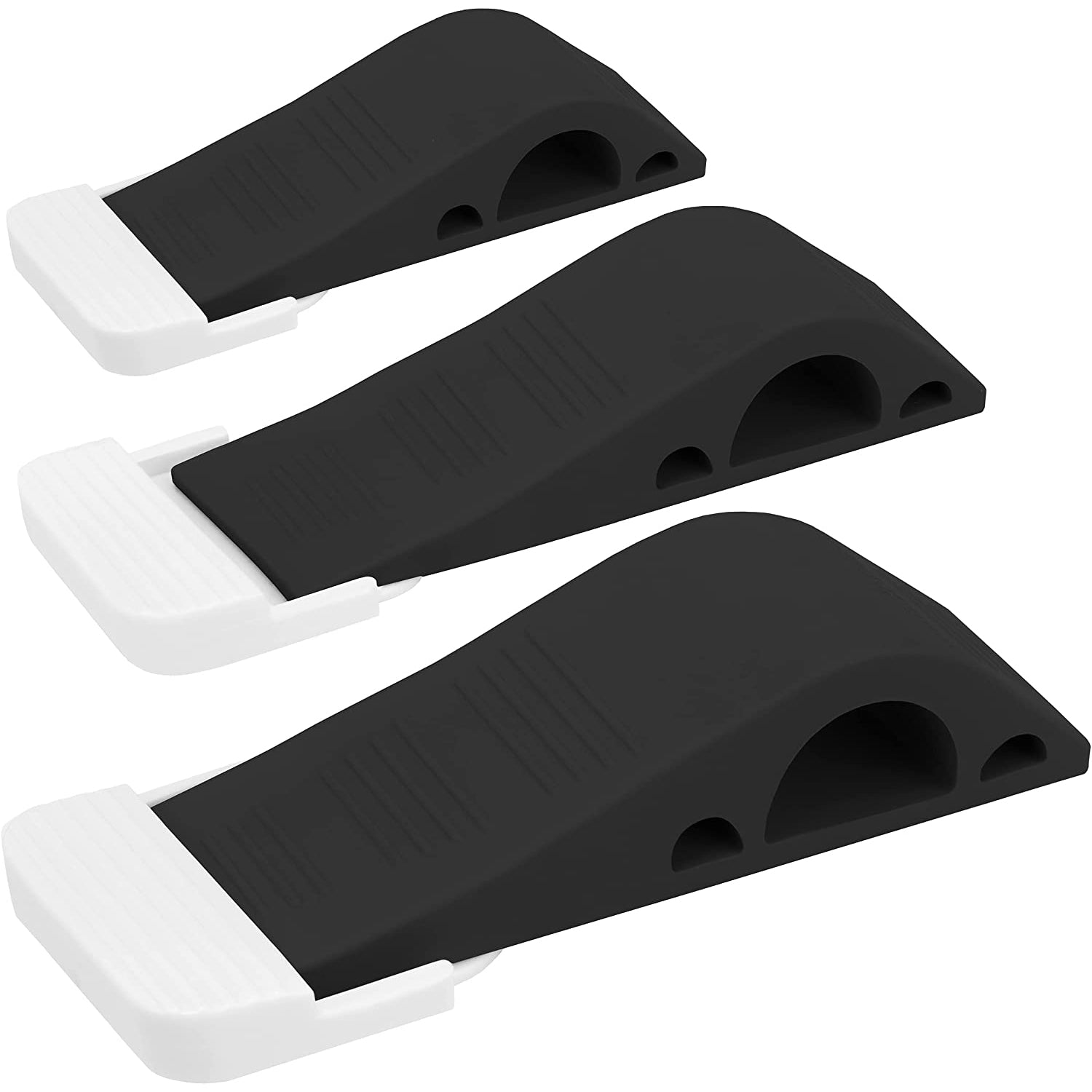 3-Pack: Wundermax Rubber Security Door Stoppers Cheap Best Sale