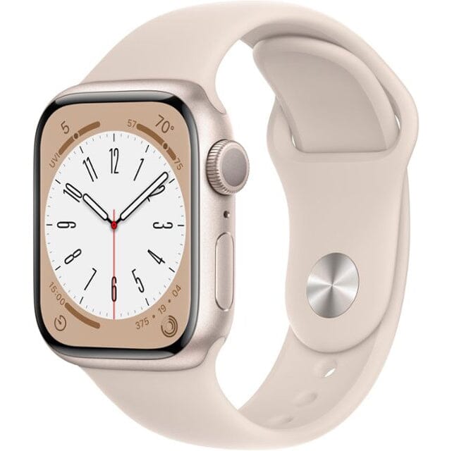 Apple Watch Series 8 (GPS) 41mm Aluminum Case with Sport Band - S/M  (Refurbished) Discount How Much