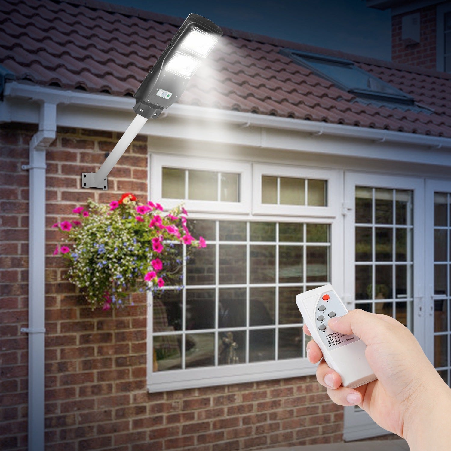 Solar Wireless IP65 Waterproof Street Path Light Free Shipping Classic