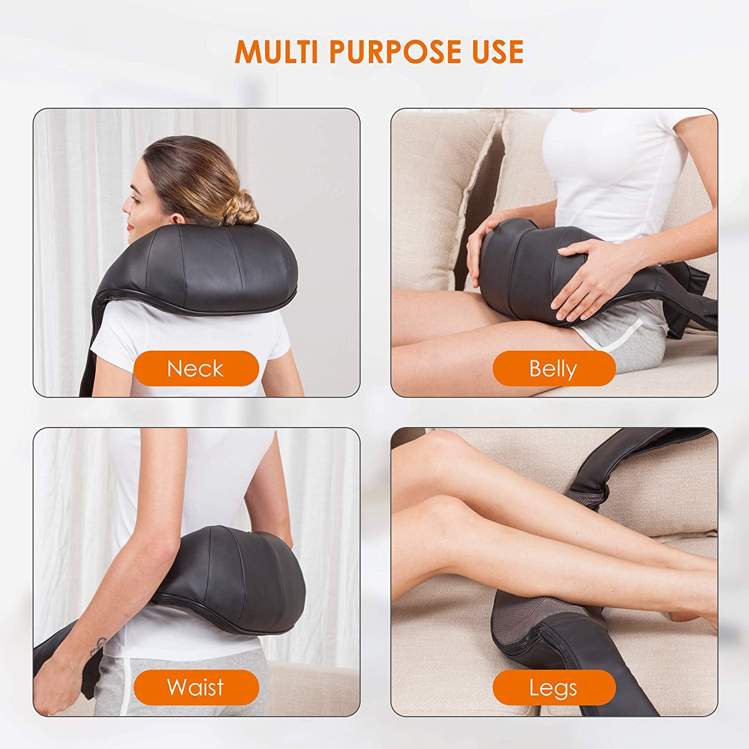 Shiatsu Neck and Shoulder Massager - 4D Back Massager with Heat Outlet Pices