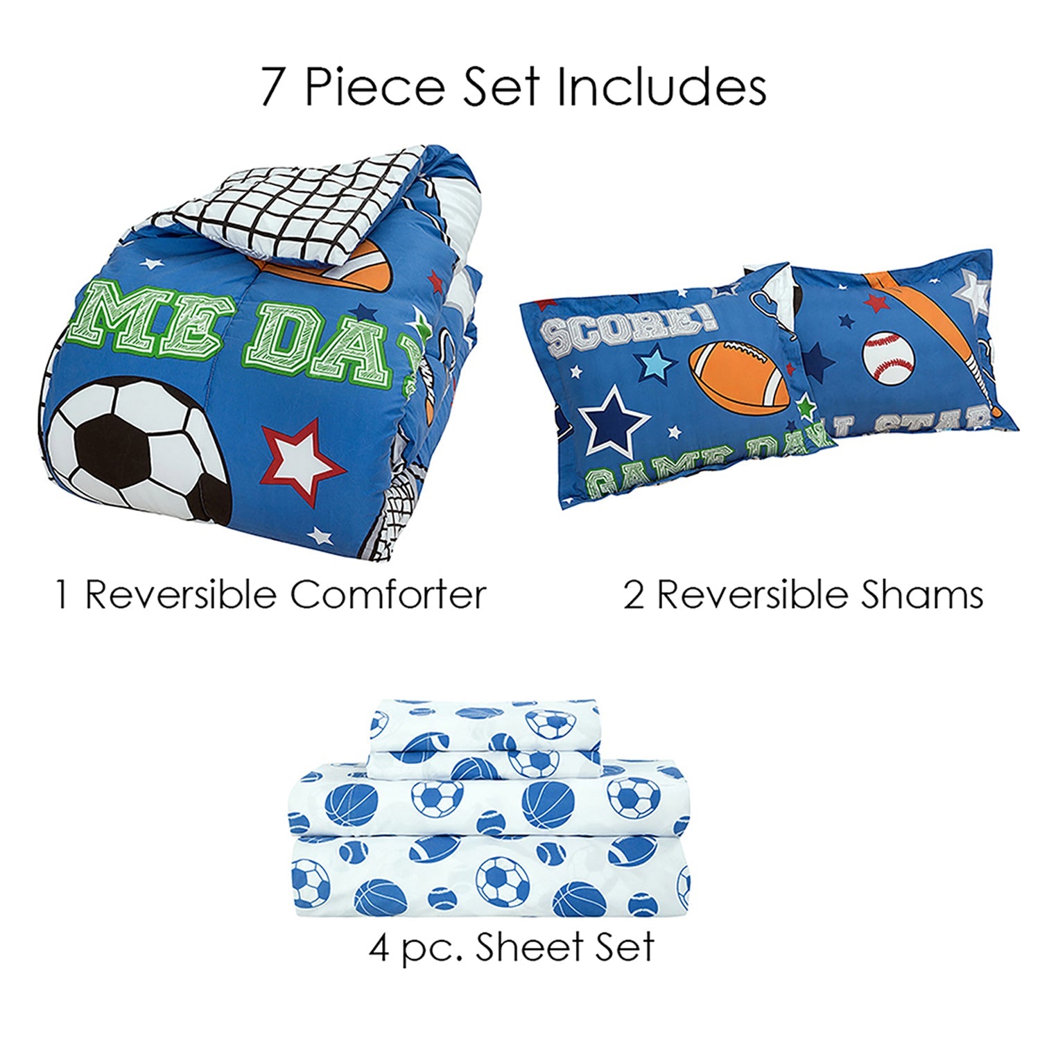 Kidz Mix Game Day Bed in a Bag Limited Edition Sale Online