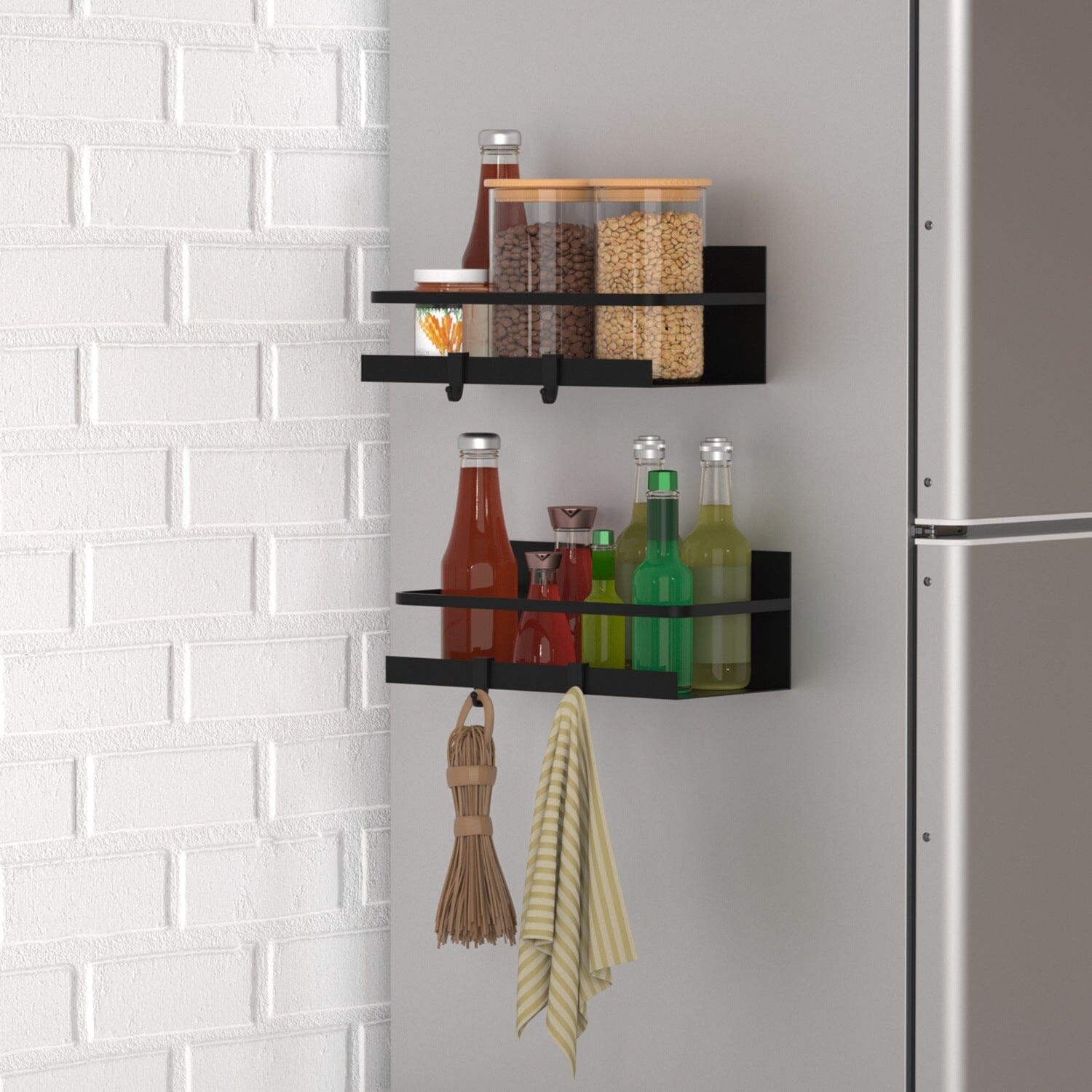 2-Pack: Magnetic Spice Holder Rack Organizer Free Shipping For Cheap