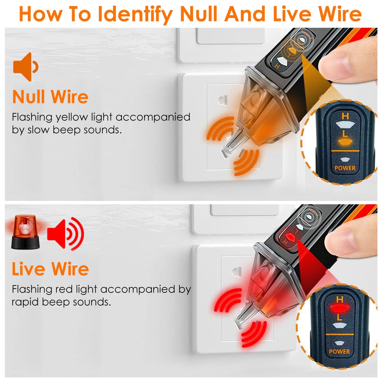 Test Pen Circuit Detector Tester Dual Range 12V/48V-1000V Breakpoint Finder Sale Geniue Stockist