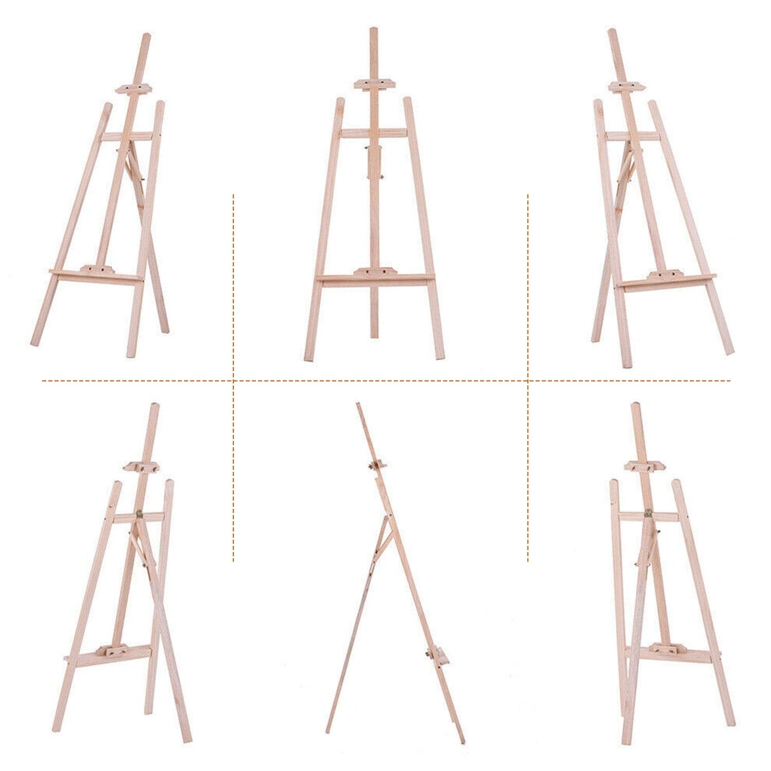 Painting Easel Stand Wooden Inclinable A Frame Tripod Perfect For Sale