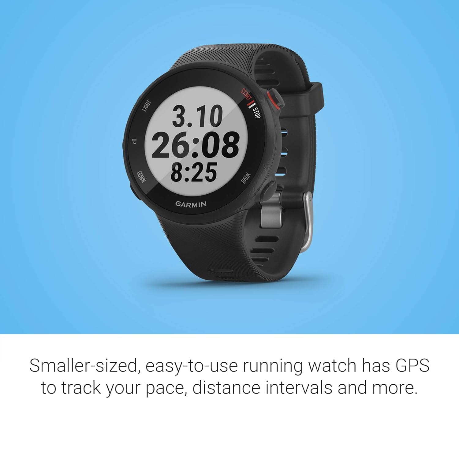 Garmin Forerunner 45S, 39mm Easy-to-use GPS Running Watch with Coach Free Training Plan Support  (Refurbished) Discount Explore