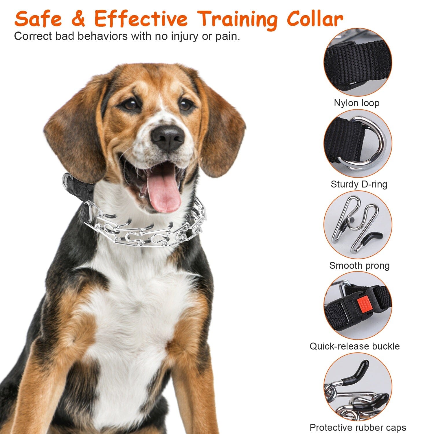 Adjustable Dog Choke Collar Training Chain Clearance Get Authentic