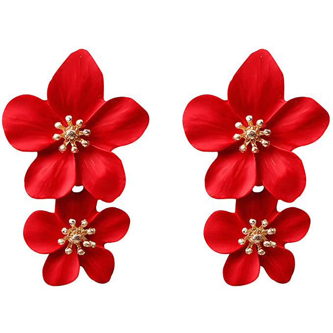 Women's Boho Flower Shaped Daisy Stud Earrings Discount 2025 New