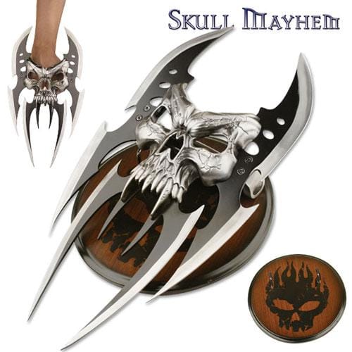 Skull Mayhem Dagger, 6 Blade Hand Knife - 2091-MC Limited Edition Cheap Pice