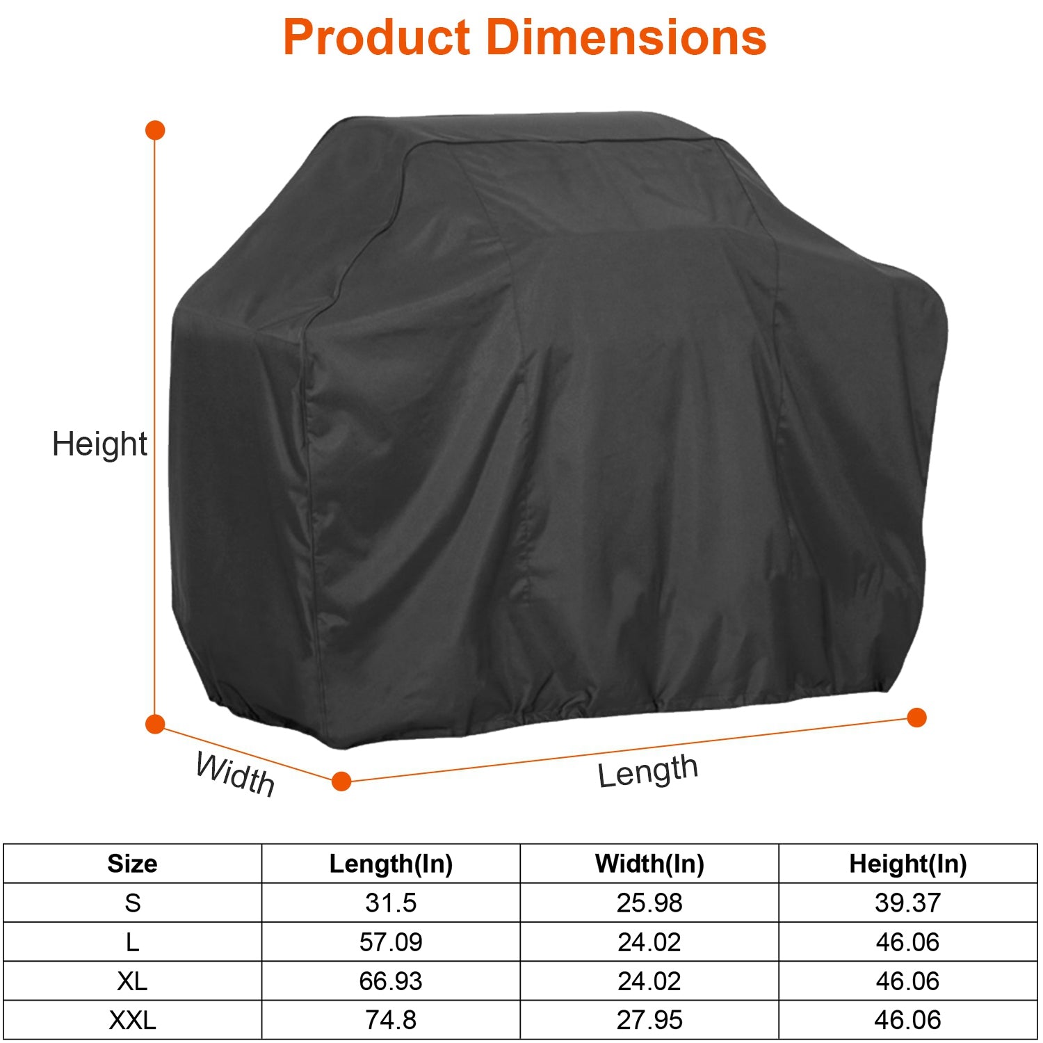 Water-Resistant Heavy Duty BBQ Grill Cover Cheap Sale Geniue Stockist