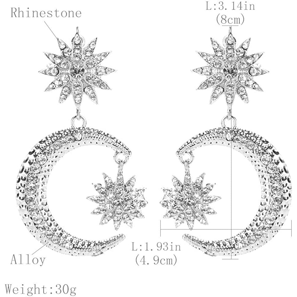 Women's Rhinestone Punk Earrings Cheap With Paypal