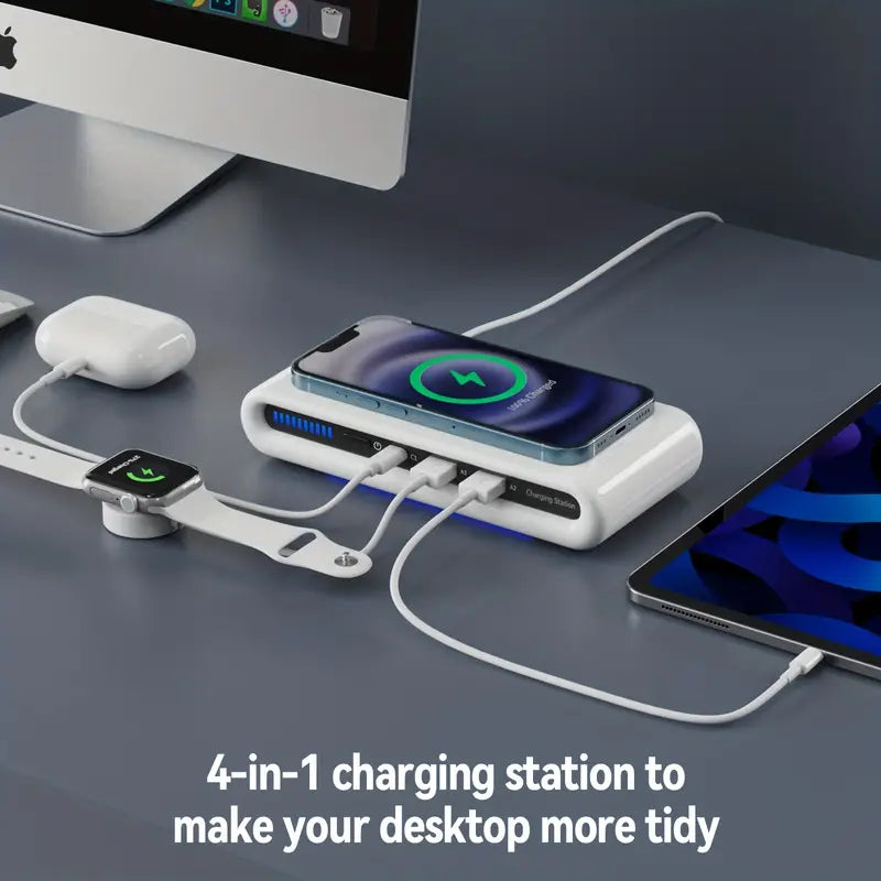 4-in-1 Charger 15W Portable Wireless Charger Classic For Sale