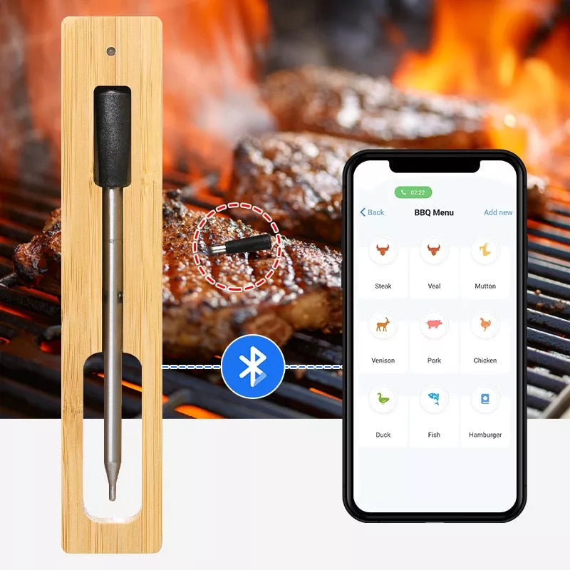 Smart Meat Thermometer with Bluetooth Clearance Online Amazon