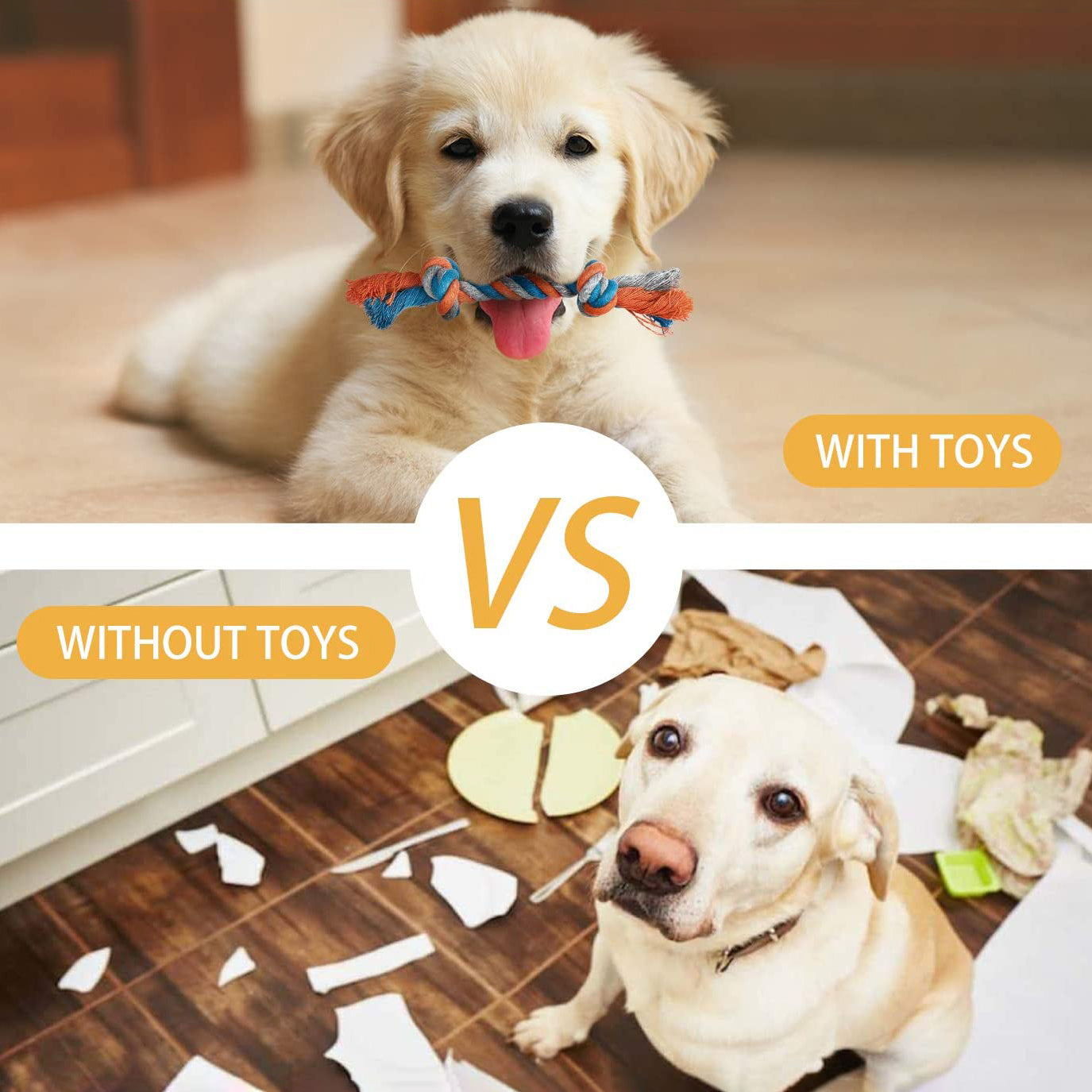 7-Piece: Puppy Cord Chew Toys Buy Cheap Clearance Store