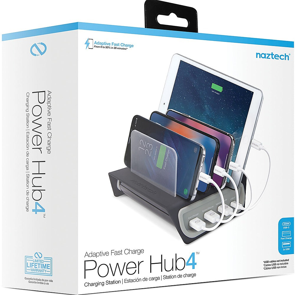 Naztech - Adaptive Fast Charge Power Hub4 Cheap Sale Pay With Visa