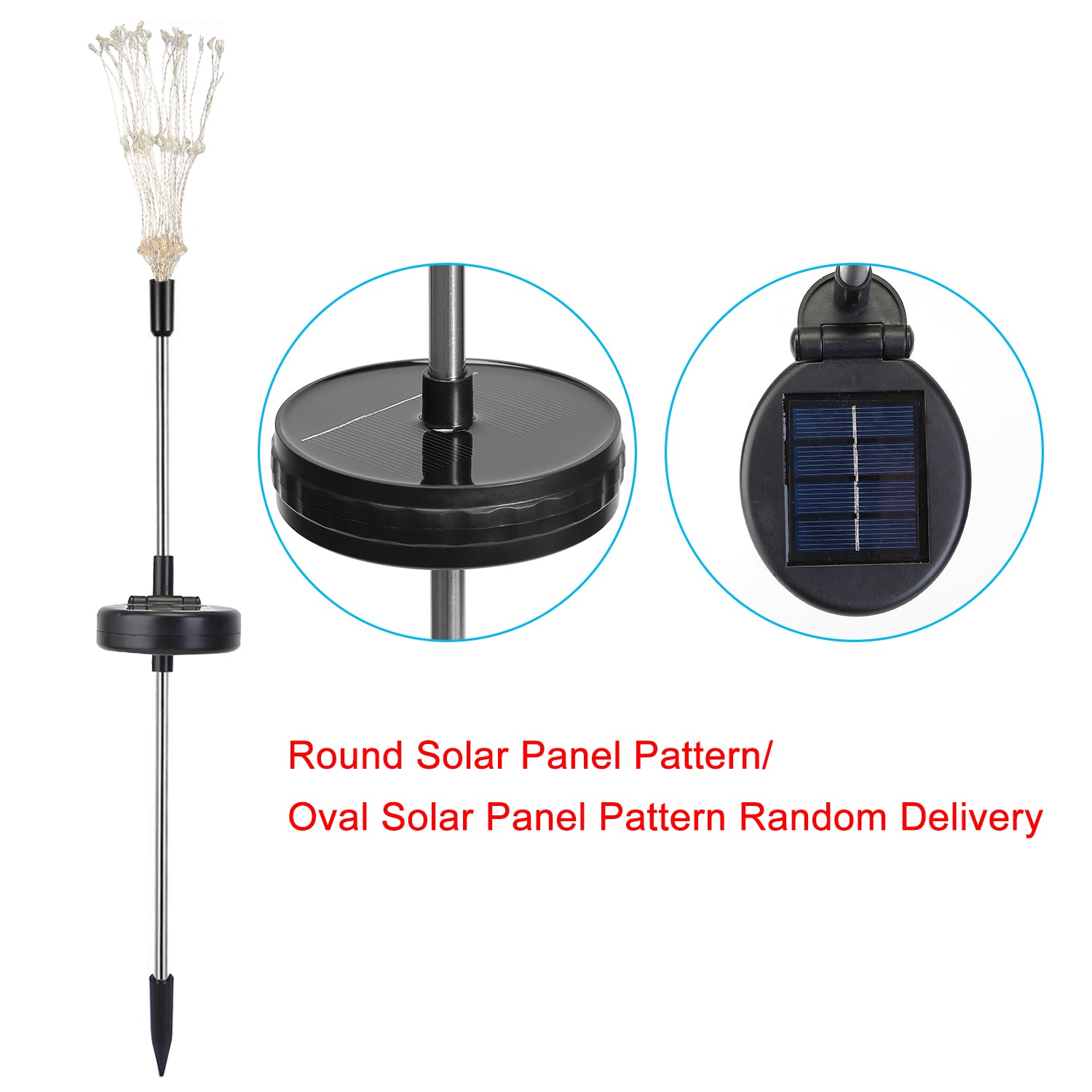 2-Piece: Solar Powered Starburst Garden Lights Cheap Pice