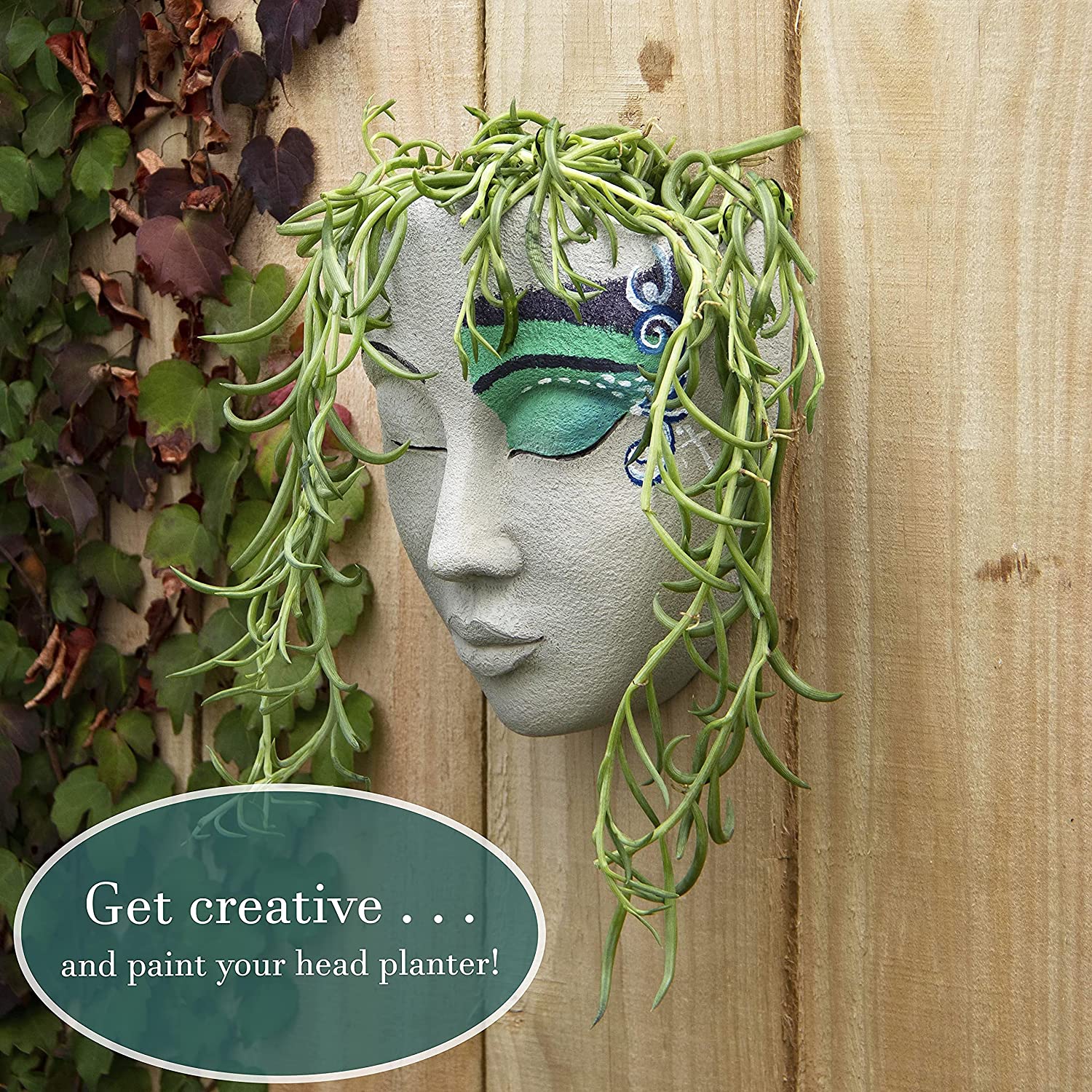 Outdoor Face Planter with Drainage for Cute Plants Sale Latest